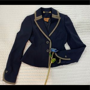 Blue casual jacket sz 0